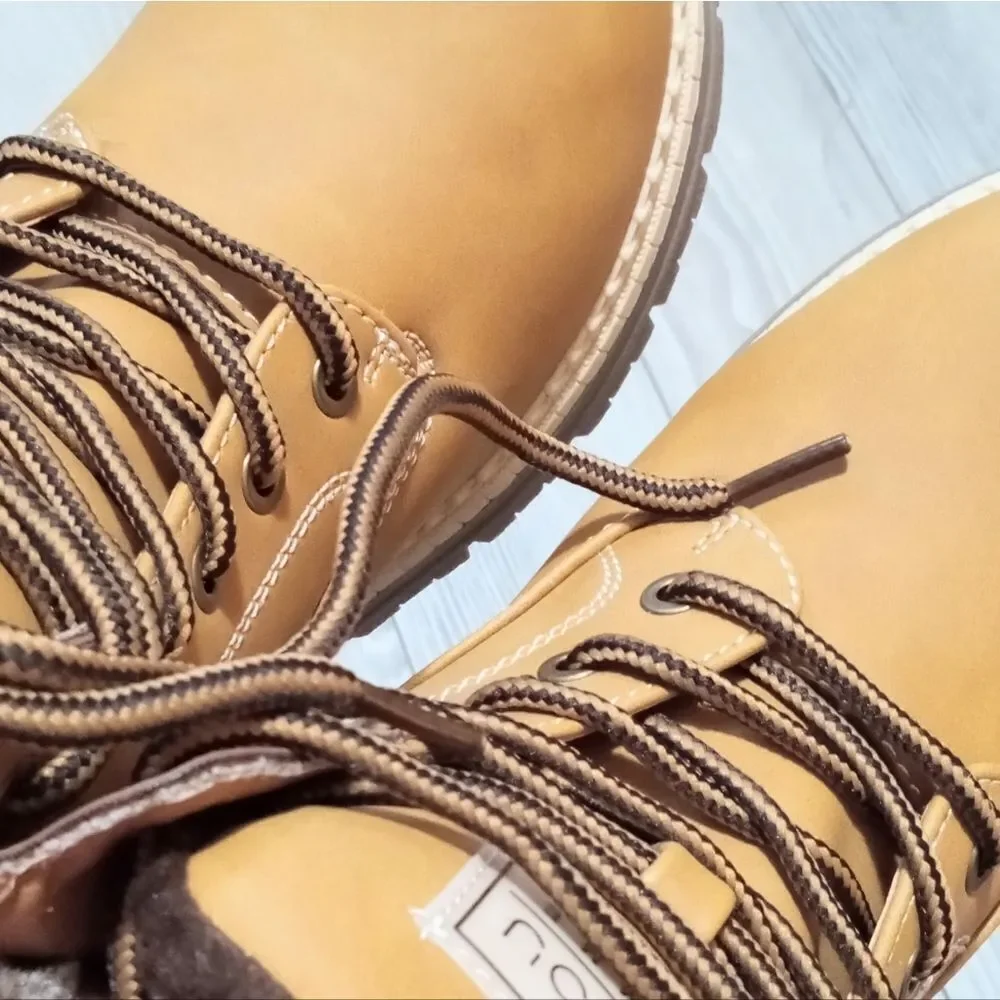 (R-4486) ANJOUFEMME Womens Hiking Snow Winter Boots Sz 6